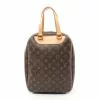Pre-loved LOUIS VUITTON Excursion Classic Monogram Handbag PVC Genuine Leather Brown