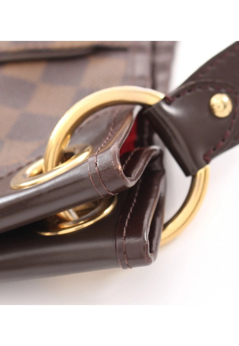 Pre-loved LOUIS VUITTON Galleria PM Black chessboard single Shoulder Bag PVC Genuine Leather Brown Special order 9 Pre-loved LOUIS VUITTON Galleria PM Black chessboard single Shoulder Bag PVC Genuine Leather Brown Special order - Image 7