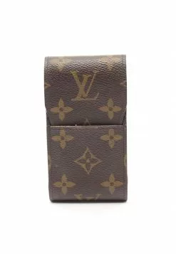 Pre-loved LOUIS VUITTON Etui Classic Monogram box cigarette case PVC Brown