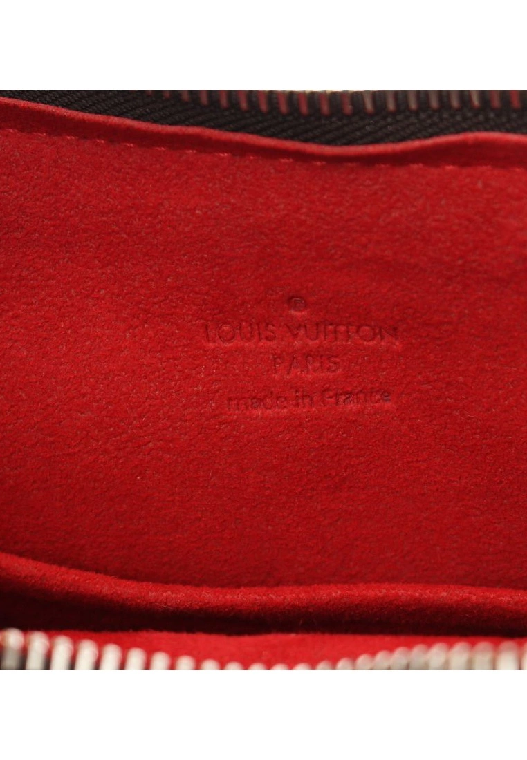 Pre-loved LOUIS VUITTON Highbury Black chessboard Shoulder Bag PVC Genuine Leather Brown 6 Pre-loved LOUIS VUITTON Highbury Black chessboard Shoulder Bag PVC Genuine Leather Brown - Image 4