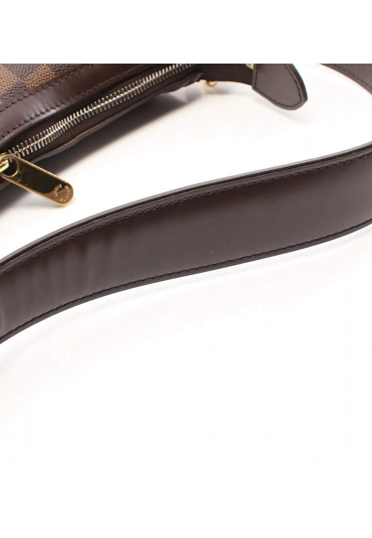 Pre-loved LOUIS VUITTON Highbury Black chessboard Shoulder Bag PVC Genuine Leather Brown 8 Pre-loved LOUIS VUITTON Highbury Black chessboard Shoulder Bag PVC Genuine Leather Brown - Image 6