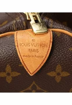 Pre-loved LOUIS VUITTON Keepall55 Classic Monogram luggage PVC Genuine Leather Brown -Louis Vuitton Shop louis vuitton 9103 9778736 4