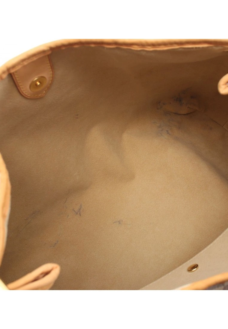 Pre-loved LOUIS VUITTON Galleria PM white checkered single Shoulder Bag PVC Genuine Leather white 7 Pre-loved LOUIS VUITTON Galleria PM white checkered single Shoulder Bag PVC Genuine Leather white - Image 5