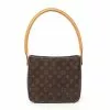 Pre-loved LOUIS VUITTON Looping MM Classic Monogram Shoulder Bag PVC Genuine Leather Brown -Louis Vuitton Shop louis vuitton 9112 2878736 1