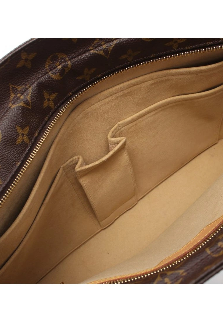 Pre-loved LOUIS VUITTON Luco Classic Monogram Shoulder Bag Tote Bag PVC Genuine Leather Brown 10 Pre-loved LOUIS VUITTON Luco Classic Monogram Shoulder Bag Tote Bag PVC Genuine Leather Brown - Image 8