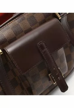 Pre-loved LOUIS VUITTON Manosque PM Black chessboard Shoulder Bag Tote Bag PVC Genuine Leather Brown 17 Pre-loved LOUIS VUITTON Manosque PM Black chessboard Shoulder Bag Tote Bag PVC Genuine Leather Brown -Louis Vuitton Shop louis vuitton 9120 4178736 8