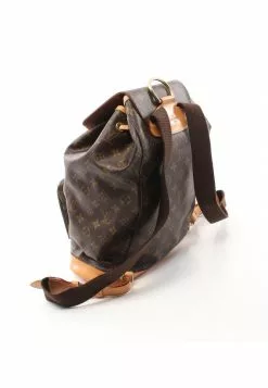 Pre-loved LOUIS VUITTON Montsouris GM Classic Monogram Backpack PVC Genuine Leather Brown -Louis Vuitton Shop louis vuitton 9122 1978736 2