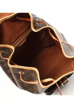 Pre-loved LOUIS VUITTON Montsouris GM Classic Monogram Backpack PVC Genuine Leather Brown -Louis Vuitton Shop louis vuitton 9122 1978736 3