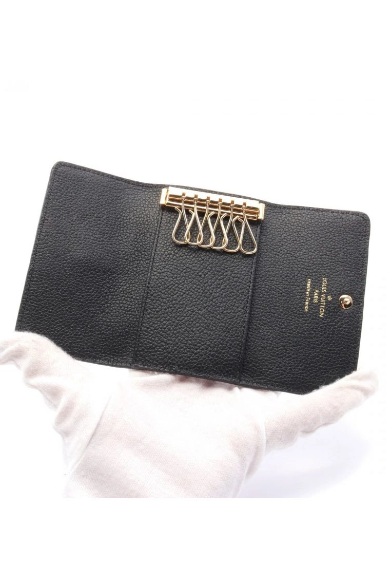 Pre-loved LOUIS VUITTON Multicore6 Classic Monogram empreinte mbossed 6 holes Key Pouch Genuine Leather Black 5 Pre-loved LOUIS VUITTON Multicore6 Classic Monogram empreinte mbossed 6 holes Key Pouch Genuine Leather Black - Image 3