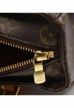 Pre-loved LOUIS VUITTON Multiple cite Classic Monogram Handbag PVC Genuine Leather Brown -Louis Vuitton Shop louis vuitton 9126 5578736 8