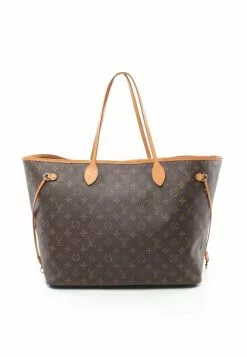 Pre-loved LOUIS VUITTON Neverfull GM Classic Monogram Shoulder Bag Tote Bag PVC Genuine Leather Brown