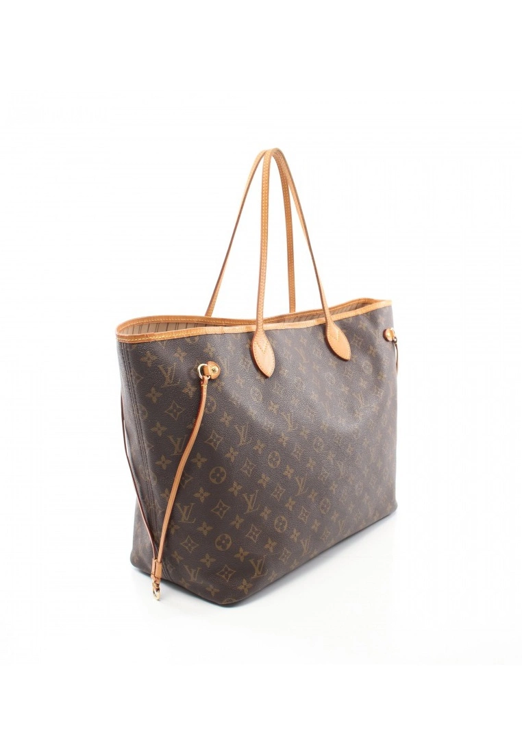 Pre-loved LOUIS VUITTON Neverfull GM Classic Monogram Shoulder Bag Tote Bag PVC Genuine Leather Brown 4 Pre-loved LOUIS VUITTON Neverfull GM Classic Monogram Shoulder Bag Tote Bag PVC Genuine Leather Brown - Image 2