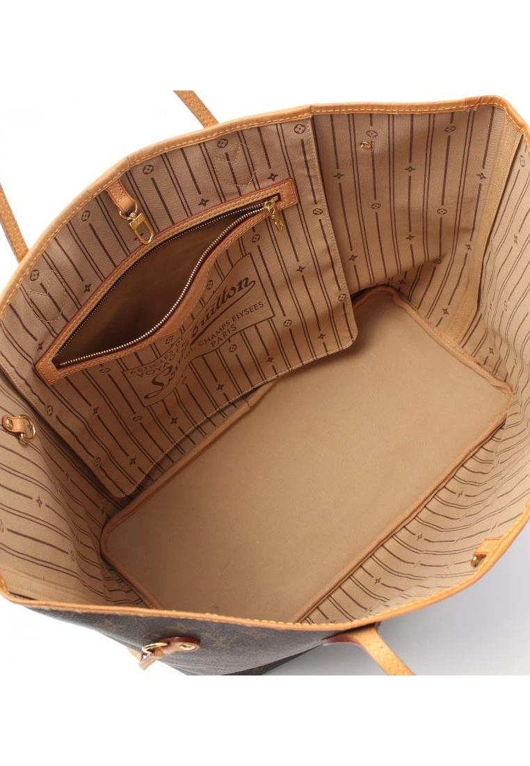 Pre-loved LOUIS VUITTON Neverfull GM Classic Monogram Shoulder Bag Tote Bag PVC Genuine Leather Brown 5 Pre-loved LOUIS VUITTON Neverfull GM Classic Monogram Shoulder Bag Tote Bag PVC Genuine Leather Brown - Image 3