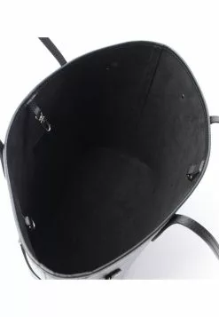 Pre-loved LOUIS VUITTON Neverfull MM Water ripple tannic cloth Shoulder Bag Genuine Leather Tote Bag Blue Black -Louis Vuitton Shop louis vuitton 9132 6978736 3