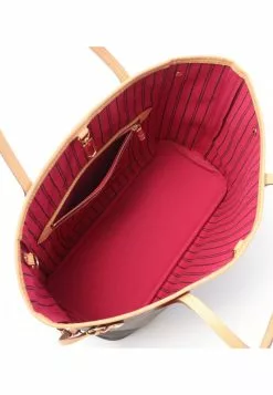 Pre-loved LOUIS VUITTON Neverfull PM Classic Monogram Pivot peony red Handbag Tote Bag PVC Genuine Leather Brown -Louis Vuitton Shop louis vuitton 9137 1778736 3