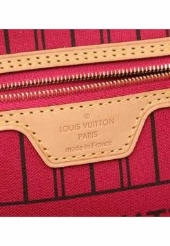 Pre-loved LOUIS VUITTON Neverfull PM Classic Monogram Pivot peony red Handbag Tote Bag PVC Genuine Leather Brown -Louis Vuitton Shop louis vuitton 9137 1778736 4