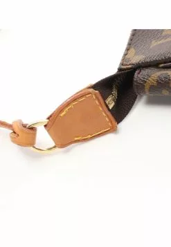 Pre-loved LOUIS VUITTON Pochette Accessoires Classic Monogram Handbag PVC Genuine Leather Brown -Louis Vuitton Shop louis vuitton 9150 7688736 7