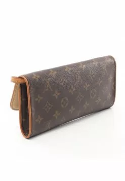 Pre-loved LOUIS VUITTON Pochette Twin GM Classic Monogram Shoulder Bag PVC Genuine Leather Brown -Louis Vuitton Shop louis vuitton 9155 9288736 2