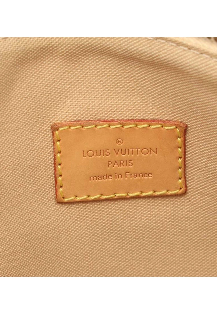 Pre-loved LOUIS VUITTON Pochette Bosphore white checkered Shoulder Bag PVC Genuine Leather white 6 Pre-loved LOUIS VUITTON Pochette Bosphore white checkered Shoulder Bag PVC Genuine Leather white - Image 4