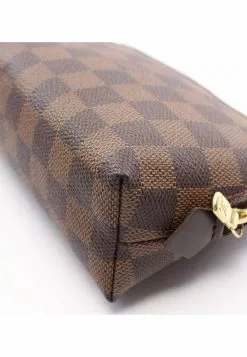 Pre-loved LOUIS VUITTON Pochette Cosmetic Pouch Black chessboard Cosmetic Pouch PVC Brown -Louis Vuitton Shop louis vuitton 9160 5288736 5