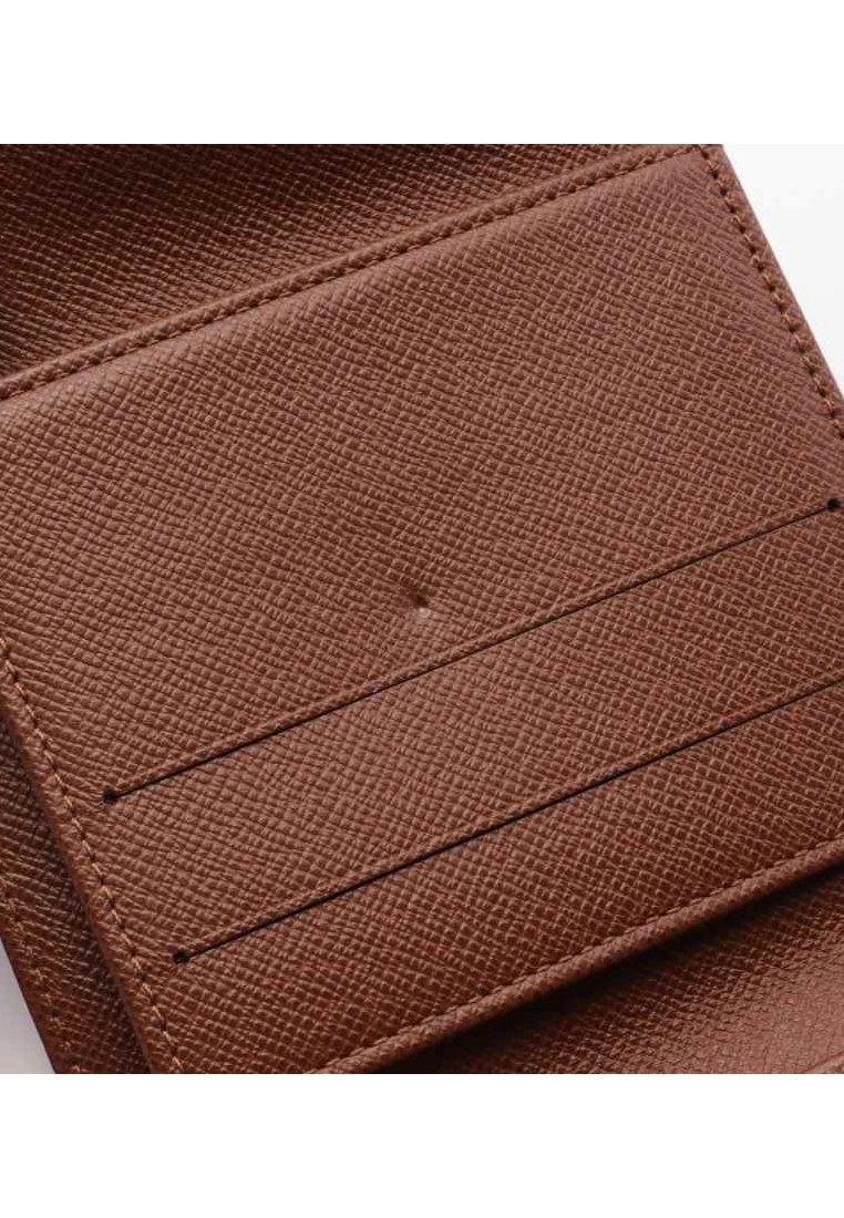 Pre-loved LOUIS VUITTON Porte monnaie billet cartecredit Classic Monogram tri-fold Wallet Twin Wallet PVC Genuine Leather Brown 8 Pre-loved LOUIS VUITTON Porte monnaie billet cartecredit Classic Monogram tri-fold Wallet Twin Wallet PVC Genuine Leather Brown - Image 6