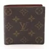 Pre-loved LOUIS VUITTON Portefeuille Marco Classic Monogram Bi-fold Wallet PVC Brown