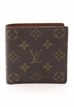Pre-loved LOUIS VUITTON Portefeuille Marco Classic Monogram Bi-fold Wallet PVC Brown