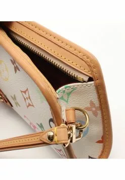 Pre-loved LOUIS VUITTON Shirley Classic Monogram multicolored white Shoulder Bag PVC Genuine Leather white -Louis Vuitton Shop louis vuitton 9177 3488736 6