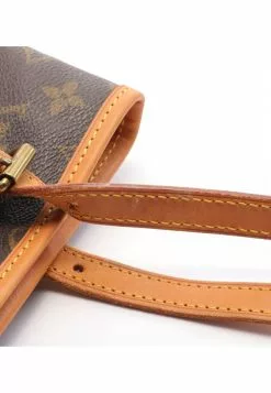 Pre-loved LOUIS VUITTON bucket PM clutch PVC Leatherwear Brown -Louis Vuitton Shop louis vuitton 9198 3888736 6