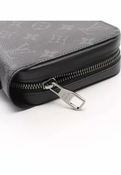 Pre-loved LOUIS VUITTON Zippy XL Monogram Eclipse Long round zipper Wallet PVC Genuine Leather Black -Louis Vuitton Shop louis vuitton 9199 0988736 8