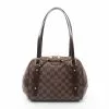Pre-loved LOUIS VUITTON Livington PM Checkered Ebony Shoulder Bag PVC Leatherwear Brown -Louis Vuitton Shop louis vuitton 9208 1098736 1