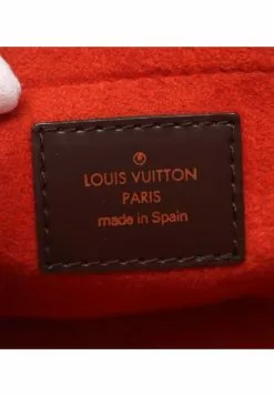 Pre-loved LOUIS VUITTON Saria Small Checkered Ebony clutch PVC Leatherwear Brown -Louis Vuitton Shop louis vuitton 9209 5098736 4