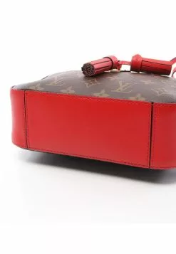 Pre-loved LOUIS VUITTON Saintonge corn poppy Shoulder Bag PVC Leatherwear Brown Red 2WAY -Louis Vuitton Shop louis vuitton 9213 8198736 6