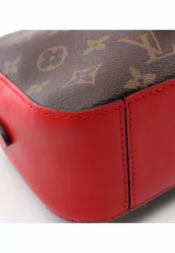 Pre-loved LOUIS VUITTON Saintonge corn poppy Shoulder Bag PVC Leatherwear Brown Red 2WAY -Louis Vuitton Shop louis vuitton 9213 8198736 7
