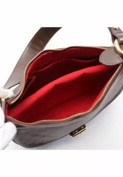 Pre-loved LOUIS VUITTON Highbury Damier ebene Shoulder Bag PVC Leather Brown -Louis Vuitton Shop louis vuitton 9316 3113836 3