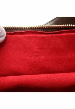 Pre-loved LOUIS VUITTON Highbury Damier ebene Shoulder Bag PVC Leather Brown -Louis Vuitton Shop louis vuitton 9316 3113836 4