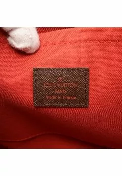 Pre-loved LOUIS VUITTON Belem MM Damier ebene Shoulder Bag PVC Leather Brown -Louis Vuitton Shop louis vuitton 9316 9713836 4