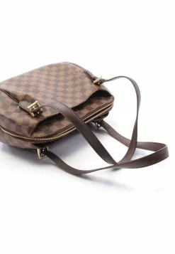 Pre-loved LOUIS VUITTON Belem MM Damier ebene Shoulder Bag PVC Leather Brown -Louis Vuitton Shop louis vuitton 9316 9713836 5