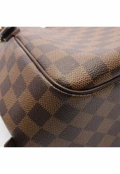 Pre-loved LOUIS VUITTON Belem MM Damier ebene Shoulder Bag PVC Leather Brown -Louis Vuitton Shop louis vuitton 9316 9713836 6