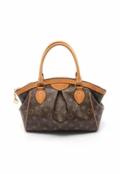Pre-loved LOUIS VUITTON Tivoli PM Classic Monogram clutch PVC Leather Brown