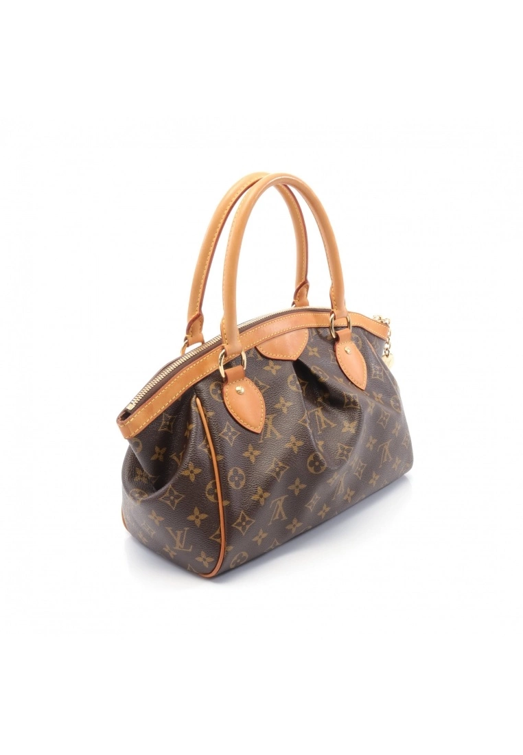Pre-loved LOUIS VUITTON Tivoli PM Classic Monogram clutch PVC Leather Brown 4 Pre-loved LOUIS VUITTON Tivoli PM Classic Monogram clutch PVC Leather Brown - Image 2