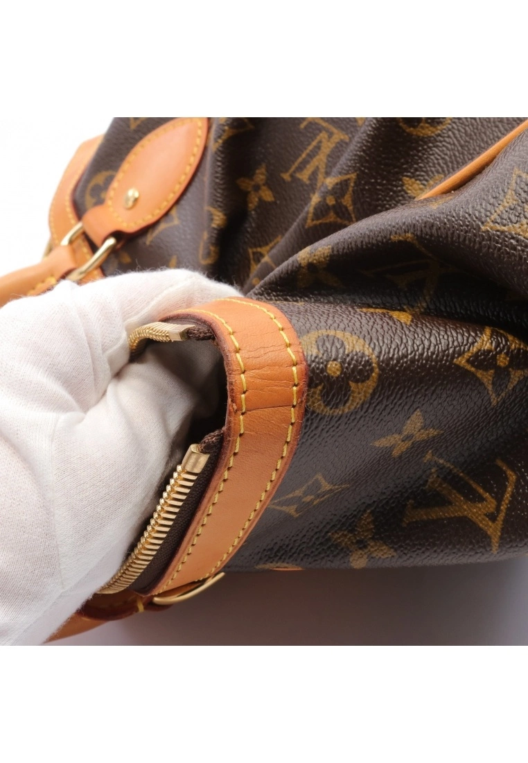 Pre-loved LOUIS VUITTON Tivoli PM Classic Monogram clutch PVC Leather Brown 9 Pre-loved LOUIS VUITTON Tivoli PM Classic Monogram clutch PVC Leather Brown - Image 7