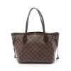 Pre-loved LOUIS VUITTON Neverfull PM Damier ebene clutch Tote Bag PVC Leather Brown -Louis Vuitton Shop louis vuitton 9325 3713836 1