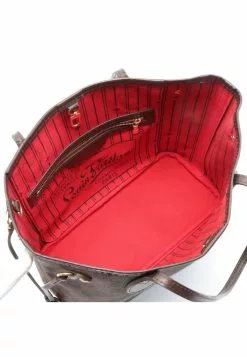 Pre-loved LOUIS VUITTON Neverfull PM Damier ebene clutch Tote Bag PVC Leather Brown -Louis Vuitton Shop louis vuitton 9325 3713836 3