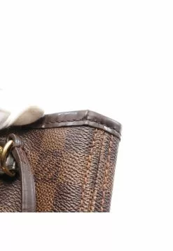 Pre-loved LOUIS VUITTON Neverfull PM Damier ebene clutch Tote Bag PVC Leather Brown -Louis Vuitton Shop louis vuitton 9326 3713836 8