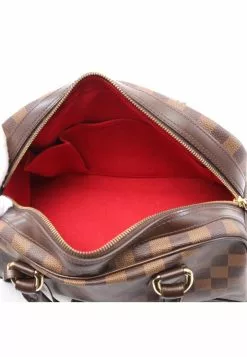 Pre-loved LOUIS VUITTON Duomo Damier ebene clutch PVC Leather Brown -Louis Vuitton Shop louis vuitton 9337 8713836 3