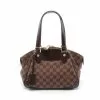 Pre-loved LOUIS VUITTON Verona PM Black checkerboard grid Shoulder Bag PVC Genuine Leather Brown -Louis Vuitton Shop louis vuitton 9349 3313836 1