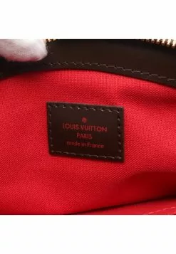 Pre-loved LOUIS VUITTON Verona PM Black checkerboard grid Shoulder Bag PVC Genuine Leather Brown -Louis Vuitton Shop louis vuitton 9350 3313836 4