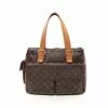 Pre-loved LOUIS VUITTON Multiple cite Classic Monogram Handbag PVC Genuine Leather Brown