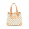 Pre-loved LOUIS VUITTON Hampstead PM white checkered Handbag Tote Bag PVC Genuine Leather white -Louis Vuitton Shop louis vuitton 9353 5913836 1